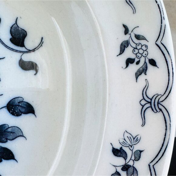 Antique Villeroy & Boch Wallerfangen Floral Ironstone Serving Dish 1875-1909 13" - Picture 4 of 6